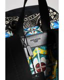 Darrahopens Fashion > Men's Fashion > Men's Underwear & Socks Dolce & Gabbana Men's Multicolor Maiolica Print Nylon Backpack Bag - One Size