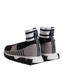 Darrahopens Fashion > Men's Fashion > Men's Underwear & Socks Dolce & Gabbana Women's Black Gray Sorrento Socks  Sneakers Shoes - 36 EU