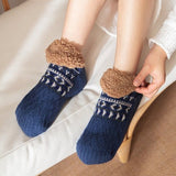 Darrahopens Fashion > Men's Fashion > Men's Underwear & Socks Floor socks - Warm autumn/winter socks - Warm home socks - Postpartum socks - Snow socks - Blanket socks - Slipper socks - Unisex - Non-slip socks - Blue - Sizes 43-45