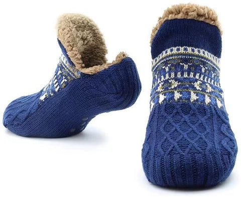 Darrahopens Fashion > Men's Fashion > Men's Underwear & Socks Floor socks - Warm autumn/winter socks - Warm home socks - Postpartum socks - Snow socks - Blanket socks - Slipper socks - Unisex - Non-slip socks - Blue - Sizes 43-45