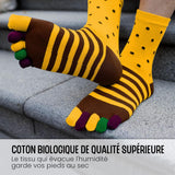 Darrahopens Fashion > Men's Fashion > Men's Underwear & Socks Men's Sports Five Finger Socks with Split Toe Design