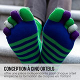 Darrahopens Fashion > Men's Fashion > Men's Underwear & Socks Men's Sports Five Finger Socks with Split Toe Design