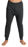 Darrahopens Fashion > Men's Fashion > Men's Underwear & Socks Mens Merino Wool Blend Long John Thermal Pants Underwear Thermals Warm Winter - Black