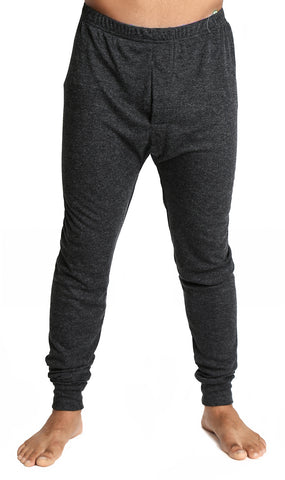 Darrahopens Fashion > Men's Fashion > Men's Underwear & Socks Mens Merino Wool Blend Long John Thermal Pants Underwear Thermals Warm Winter - Black