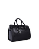 Darrahopens Fashion > Men's Fashion > Men's Underwear & Socks V Italia by VERSACE 1969 ABBIGLIAMENTO SPORTIVO SRL V Italia Black Leather Satchel Handbag - One Size