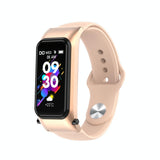 Darrahopens Fashion > Men's Fashion > Men's Watches Bluetooth Smart Bracelet With Hd Screen - Rose Gold