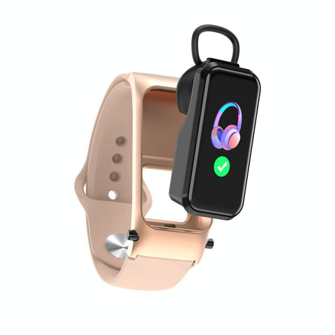 Darrahopens Fashion > Men's Fashion > Men's Watches Bluetooth Smart Bracelet With Hd Screen - Rose Gold