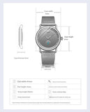 Darrahopens Fashion > Men's Fashion > Men's Watches Brown Elegant Men's Watch with Leather Band - Small Seconds, Onion Crown Detail