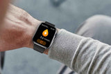 Darrahopens Fashion > Men's Fashion > Men's Watches Smart Watch 1.85-Inch Fitness Watch with Heart Rate Noninvasive Blood Sugar Monitor HRV Detection Body Temperature SOS Call Activity Tracker-Black In Australia - Darrahopens