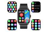 Darrahopens Fashion > Men's Fashion > Men's Watches SmartWatch 1.85in Fitness Tracker with Heart Rate Sleep Monitor Answer/Make Calls 100 Sport Modes for Android iOS -Black In Australia - Darrahopens