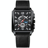 Darrahopens Fashion > Men's Fashion > Men's Watches Vintage Square Men Quartz Watch With Multifunction And Luminous Display