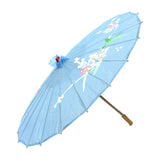 Darrahopens Fashion > Women's Fashion > Women's Accessories 12x PARASOL UMBRELLA Chinese Japanese Bamboo Flower Pattern 80cm Large BULK - Assorted Colour Pack