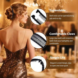 Darrahopens Fashion > Women's Fashion > Women's Accessories 2-pack banana hair clips - Banana hair comb - Double comb - Long hair clip - Fishtail hair clip - Suitable for women and girls