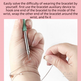 Darrahopens Fashion > Women's Fashion > Women's Accessories 2-Pack Black Jewelry Fastener Helper Tool - Quick Bracelet & Fine Chain Wearer Aid With Telescopic Titanium Steel Hook