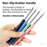 Darrahopens Fashion > Women's Fashion > Women's Accessories 2-Pack Blue Jewelry Fastener Helper Tool - Quick Bracelet & Fine Chain Wearer Aid With Telescopic Titanium Steel Hook