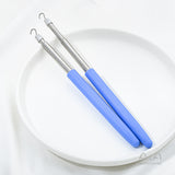 Darrahopens Fashion > Women's Fashion > Women's Accessories 2-Pack Blue Jewelry Fastener Helper Tool - Quick Bracelet & Fine Chain Wearer Aid With Telescopic Titanium Steel Hook