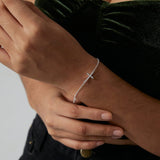 Darrahopens Fashion > Women's Fashion > Women's Accessories 2-Pack Gold & Sliver Plated Micro-Paved CZ Mini Cross Bracelet - Dainty Adjustable O-Chain Wrist Jewelry(16-21CM)
