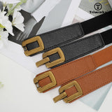 Darrahopens Fashion > Women's Fashion > Women's Accessories 2 Pack Women Skinny Elastic Waist Belt for Dress Ladies Thin Stretch Belt with Gold Buckle
