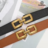 Darrahopens Fashion > Women's Fashion > Women's Accessories 2 Pack Women Skinny Elastic Waist Belt for Dress Ladies Thin Stretch Belt with Gold Buckle