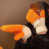 Darrahopens Fashion > Women's Fashion > Women's Accessories 2 pairs of warm gloves - knitted gloves - with cute animal prints - with warm and soft lining - The perfect winter gift for women or children.