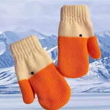 Darrahopens Fashion > Women's Fashion > Women's Accessories 2 pairs of warm gloves - knitted gloves - with cute animal prints - with warm and soft lining - The perfect winter gift for women or children.