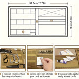Darrahopens Fashion > Women's Fashion > Women's Accessories 2 Pcs Khaki Car Sun Visor Organizer – Multi-Purpose Tactical Storage Bag for Tools, Cards & Gear