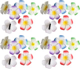 Darrahopens Fashion > Women's Fashion > Women's Accessories 24pcs Plumeria Flower Hair Clips for Women and Girls, Hawaiian Hibiscus Barrettes, Beach Wedding Party