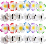 Darrahopens Fashion > Women's Fashion > Women's Accessories 24pcs Plumeria Flower Hair Clips for Women and Girls, Hawaiian Hibiscus Barrettes, Beach Wedding Party