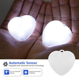 Darrahopens Fashion > Women's Fashion > Women's Accessories 2Pcs Heart Purse Light - LED Automatic Sensor Handbag Lamp, Rechargeable Mini Bag Night Light for Women & Girls - Touch Activated Keychain Light for Totes, Backpacks, Travel Gifts - Pink - Size 5cm*6cm In Australia - Darrahopens