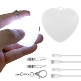 Darrahopens Fashion > Women's Fashion > Women's Accessories 2Pcs Heart Purse Light - LED Automatic Sensor Handbag Lamp, Rechargeable Mini Bag Night Light for Women & Girls - Touch Activated Keychain Light for Totes, Backpacks, Travel Gifts - Pink - Size 5cm*6cm In Australia - Darrahopens