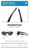Darrahopens Fashion > Women's Fashion > Women's Accessories 3-Pack Retro Oval Sports Sunglasses - Lightweight UV400 Protection Trendy Sun Glasses for Cycling, Hiking & Streetwear