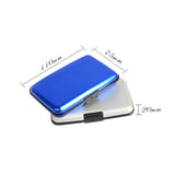 Darrahopens Fashion > Women's Fashion > Women's Accessories 3-Pcs Green Slim Aluminium Credit Card Holder RFID Blocking Wallet Hard Shell Case Business Card Organiser Lightweight Pocket Size for Everyday Use