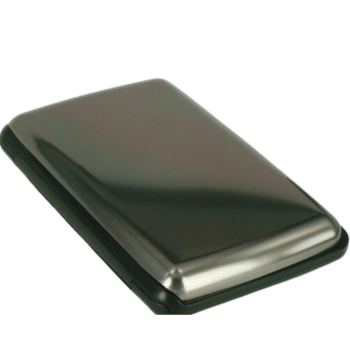 Darrahopens Fashion > Women's Fashion > Women's Accessories 3-Pcs Grey Slim Aluminium Credit Card Holder RFID Blocking Wallet Hard Shell Case Business Card Organiser Lightweight Pocket Size for Everyday Use