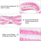 Darrahopens Fashion > Women's Fashion > Women's Accessories 4-Piece Headbands for Women - Bow Headbands - Headbands - Suitable for Spa - Facial Cleansing - Makeup - Shower & Spa