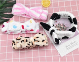 Darrahopens Fashion > Women's Fashion > Women's Accessories 4-Piece Headbands for Women - Bow Headbands - Headbands - Suitable for Spa - Facial Cleansing - Makeup - Shower & Spa