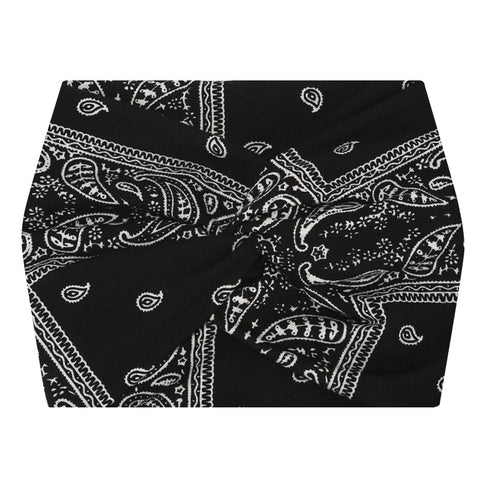 Darrahopens Fashion > Women's Fashion > Women's Accessories 5-PCS Cashew nuts are black Women's Extra Wide Turban Headband - Elastic Yoga & Sports Hair Wrap