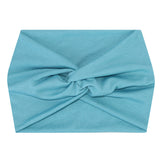 Darrahopens Fashion > Women's Fashion > Women's Accessories 5-PCS Light blue Women's Extra Wide Turban Headband - Elastic Yoga & Sports Hair Wrap