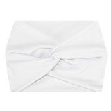 Darrahopens Fashion > Women's Fashion > Women's Accessories 5-PCS White Women's Extra Wide Turban Headband - Elastic Yoga & Sports Hair Wrap