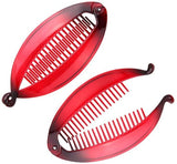 Darrahopens Fashion > Women's Fashion > Women's Accessories 6 pieces banana hair clips - women's resin fishtail clips - comb hair accessories - fish clips - hair accessories - women
