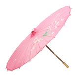 Darrahopens Fashion > Women's Fashion > Women's Accessories 6x PARASOL UMBRELLA Chinese Japanese Bamboo Flower Pattern 80cm Large BULK - Assorted Colour Pack