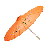 Darrahopens Fashion > Women's Fashion > Women's Accessories 6x PARASOL UMBRELLA Chinese Japanese Bamboo Flower Pattern 80cm Large BULK - Assorted Colour Pack