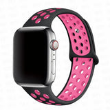 Darrahopens Fashion > Women's Fashion > Women's Accessories Apple Watch Band Compatible with Ultra 2, Series 9/8/7/6/5/4/3/SE, 45mm 49mm 44mm 40mm 41mm 42mm, Black Pink, 15 Pack