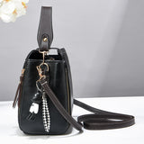 Darrahopens Fashion > Women's Fashion > Women's Accessories Black Fashion Women's Bucket Bag - Summer Crossbody Shoulder Handbag with Keychain