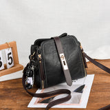 Darrahopens Fashion > Women's Fashion > Women's Accessories Black Fashion Women's Bucket Bag - Summer Crossbody Shoulder Handbag with Keychain
