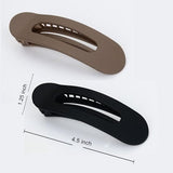 Darrahopens Fashion > Women's Fashion > Women's Accessories Black flat hair clips - Flat hair clips for women - Flat hair clips for thin and thick hair - Large flat hair clips 4-pack black