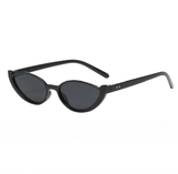 Darrahopens Fashion > Women's Fashion > Women's Accessories Black Frame With Black Flakes 2PCS Fashionable Cat-Eye Sunglasses for Women - Retro INS Style UV Protection Shades