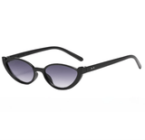 Darrahopens Fashion > Women's Fashion > Women's Accessories Black Frame With Grey Flakes 2PCS Fashionable Cat-Eye Sunglasses for Women - Retro INS Style UV Protection Shades