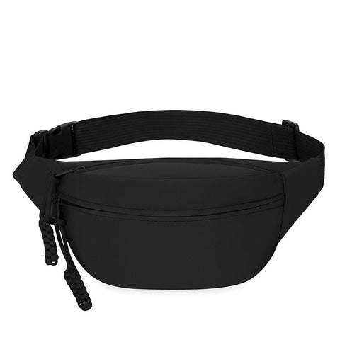 Darrahopens Fashion > Women's Fashion > Women's Accessories Black Women's Fashion Crossbody Sling Bag Large Capacity Casual Shoulder Bag Waterproof Nylon Waist Pack for Travel Sports