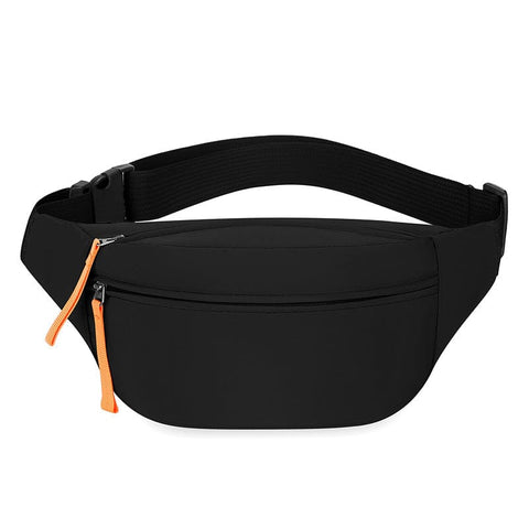 Darrahopens Fashion > Women's Fashion > Women's Accessories Black Women's Fashion Crossbody Sling Bag Large Capacity Casual Shoulder Bag Waterproof Nylon Waist Pack for Travel Sports(Style One)