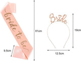 Darrahopens Fashion > Women's Fashion > Women's Accessories Brides-to-be Essential - Bachelorette Party Kit - Bridal Headpiece and Veil - Suitable for bridal hairstyles, bachelorette parties, weddings, engagements and other occasions.
